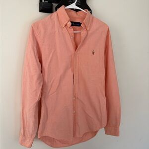Ralph Lauren Men's Coral Button-Down Shirt